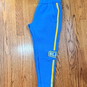 Baseball Lifestyle 101 blue joggers | youth medium